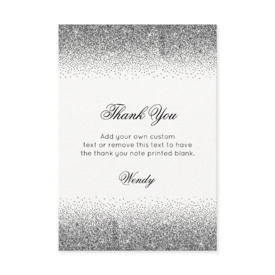 Stunning Silver Heels, Thank You Cards