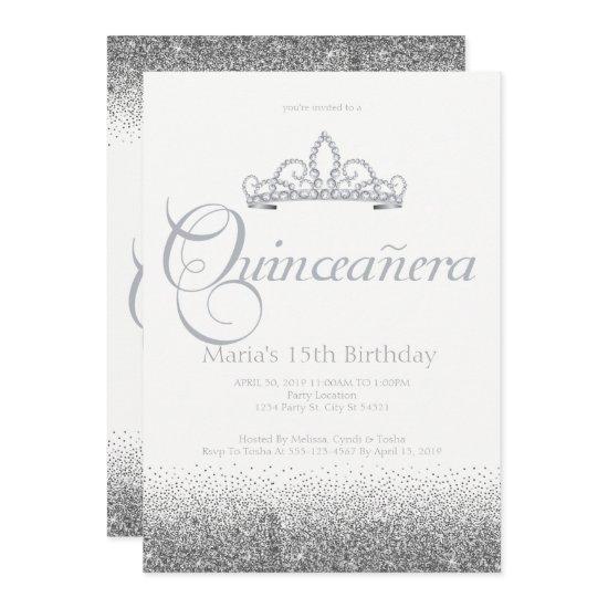 Stunning Silver Quinceañera