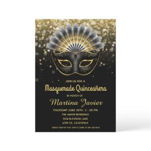 Stylish Masquerade Quinceañera 15th Birthday