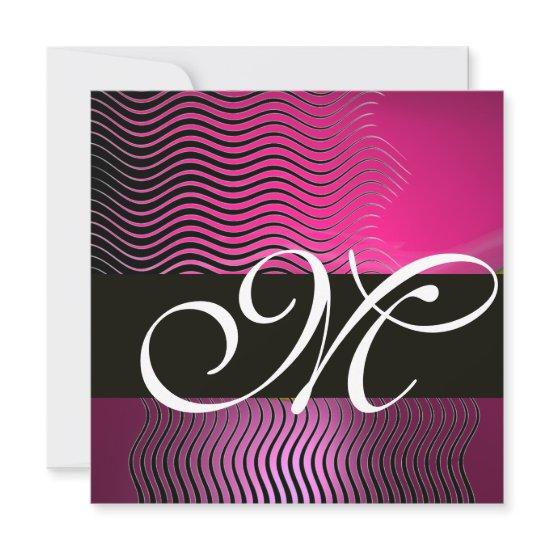 STYLISH WAVES MONOGRAM,pink,purple amethyst