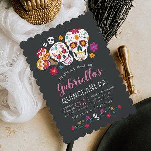 Sugar Skulls Day of the Dead Theme Quinceanera