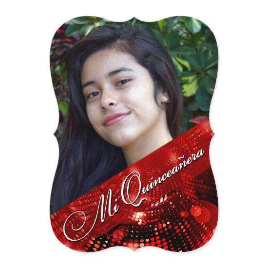 Sugey2 Magic Lights Photo Quinceanera - red