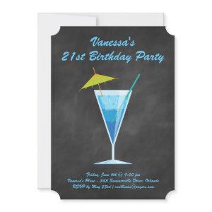 Summer Chalkboard 21st Birthday Party
