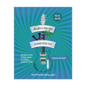 Summer Rock Festival Wedding  Flyer