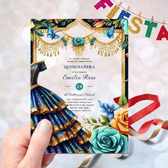 Sweet15 Birthday Quinceanera Butterflies Fiesta Acrylic