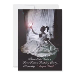 SWEET16  PARTY,PINK ,BLACK AND WHITE DAMASK