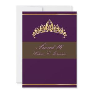 Sweet 16/ amethyst tiara