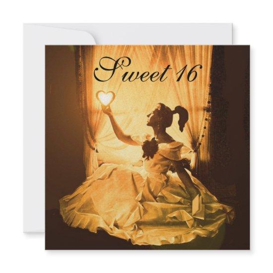 SWEET 16 BIRTHDAY PARTY,GOLD YELLOW BLACK DAMASK