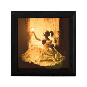 SWEET 16 BIRTHDAY PARTY, GOLD YELLOW BLACK KEEPSAKE BOX
