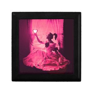 SWEET 16 BIRTHDAY PARTY,PINK FUCHSIA BLACK JEWELRY BOX