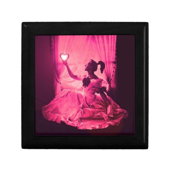SWEET 16 BIRTHDAY PARTY,PINK FUCHSIA BLACK JEWELRY BOX