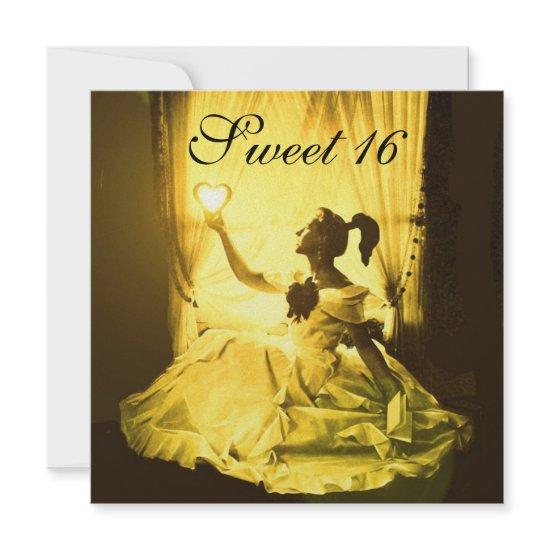 SWEET 16 BIRTHDAY PARTY,YELLOW BLACK WHITE DAMASK