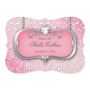 Sweet 16 Flower Damask Birthday Party Quinceanera