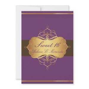 Sweet 16/ plum chocolate/ tiara