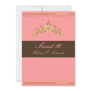 Sweet 16/ pretty in pink chocolate tiara