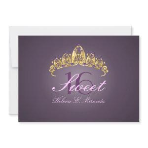 Sweet 16/ tiara/amethyst