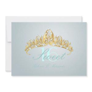 Sweet 16/ tiara/blue topaz