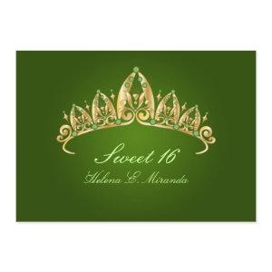 Sweet 16/ tiara/emerald