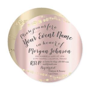 Sweet 16th Birthday Confetti Rose 15th Bridal