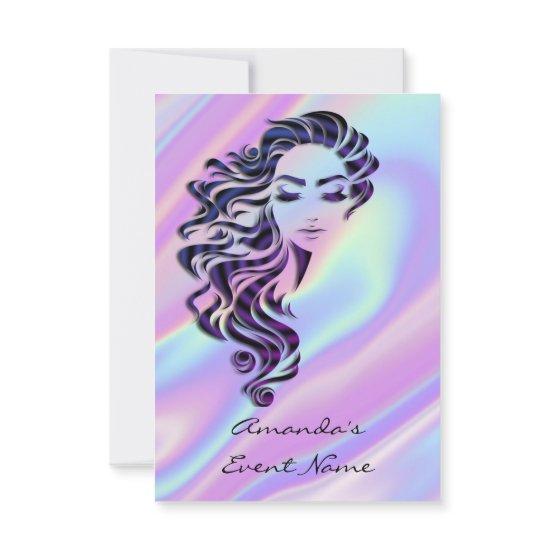 Sweet 16th Bridal Shower Holograph Opal Purple