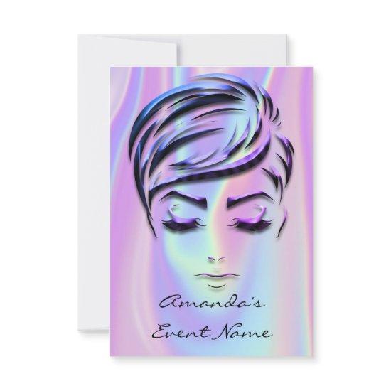 Sweet 16th Bridal Shower Holograph Purple Liquid