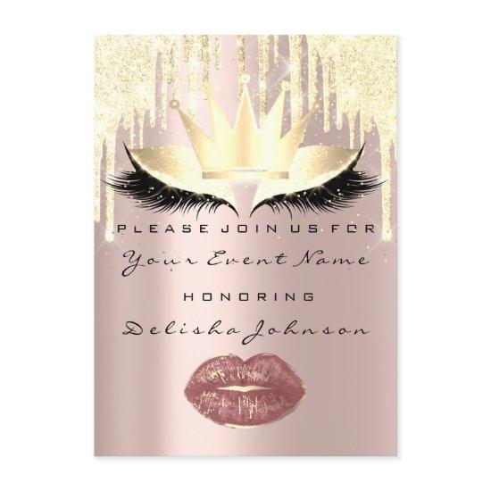 Sweet 16th Quinceanera  Bridal Makeup Gold Crown