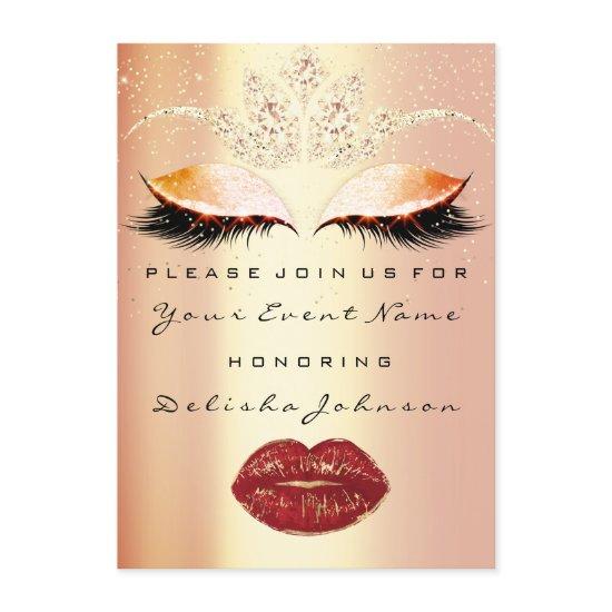 Sweet 16th Rose Diamond Bridal Quinceanera Makeup