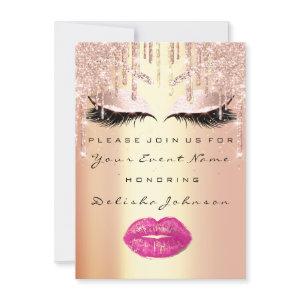 Sweet 16th Rose Pink Bridal Quinceanera Makeup