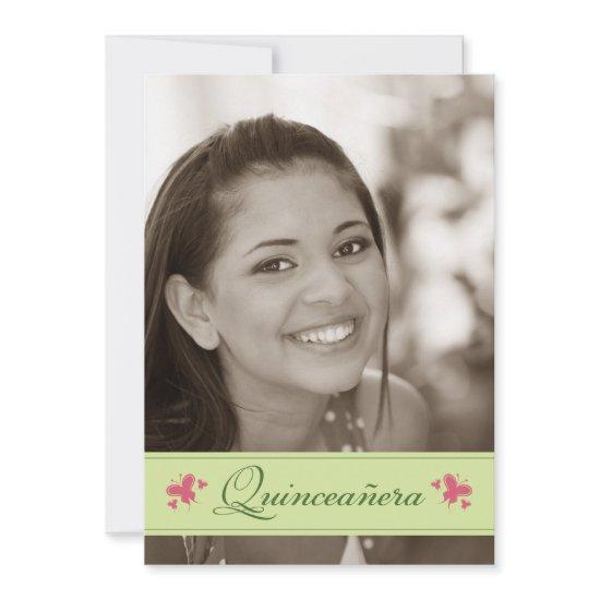 Sweet Butterflies Quinceanera  (sage)