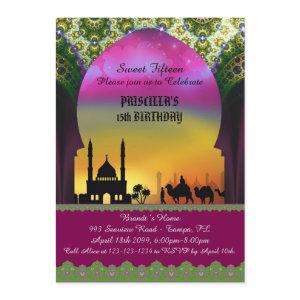 Sweet Fifteen, birthday, , Arabian night