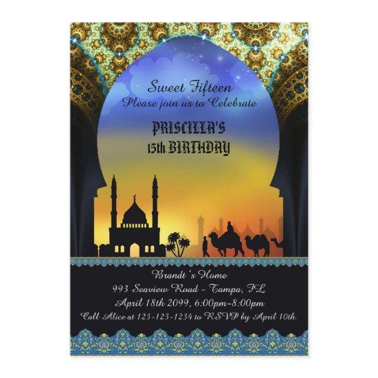 Sweet Fifteen, birthday, , Arabian night