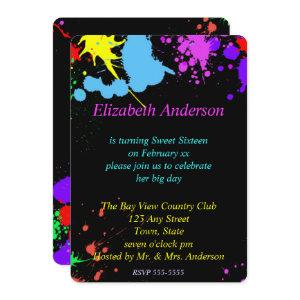 Sweet Sixteen, Bat Mitzvah, Glow Neon