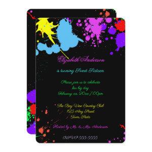 Sweet Sixteen, Bat Mitzvah, Neon Glow