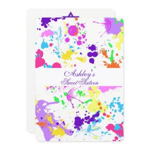 Sweet Sixteen Bat Mitzvah, Neon Paint