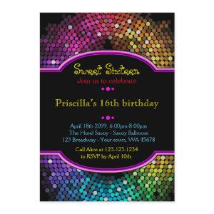 Sweet Sixteen Birthday ,Disco style,chic