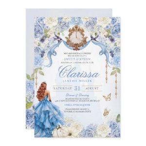 Sweet Sixteen Cinderella Blue Royal Birthday