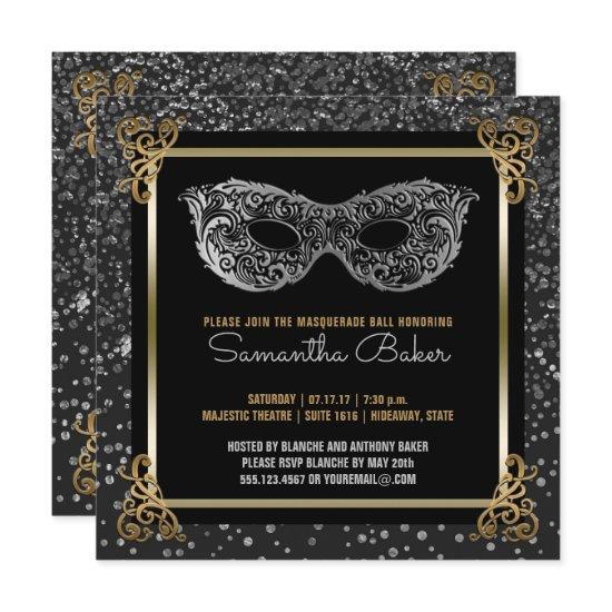 Sweet Sixteen Masquerade Ball Sweet 16 Silver Gold