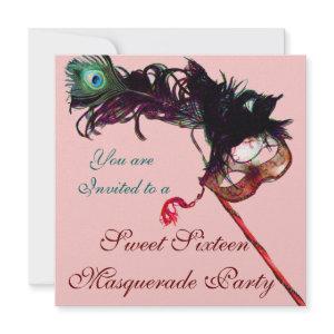 SWEET SIXTEEN MASQUERADE PARTY Pink Ice blue black