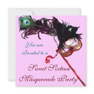 SWEET SIXTEEN MASQUERADE PARTY ,Pink Ice Metallic
