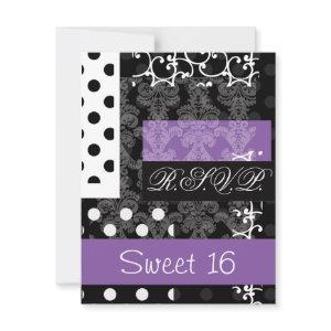 Sweet Sixteen party RSVP