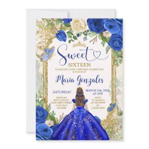 Sweet Sixteen Royal Blue Butterfly Birthday Party