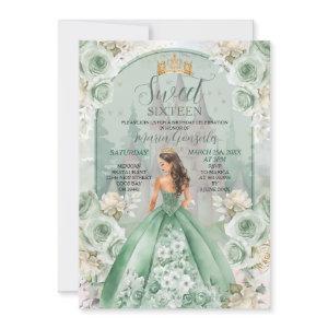 Sweet Sixteen Sage Green Forest Birthday