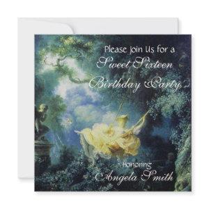 SWING ,SWEET SIXTEEN PARTY Blue Yellow Champagne