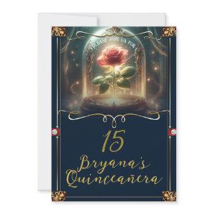 Tale as old as Time Enchanted Rose Quinceañera