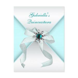 Teal Blue Quinceanera