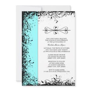 Teal Blue Quinceanera