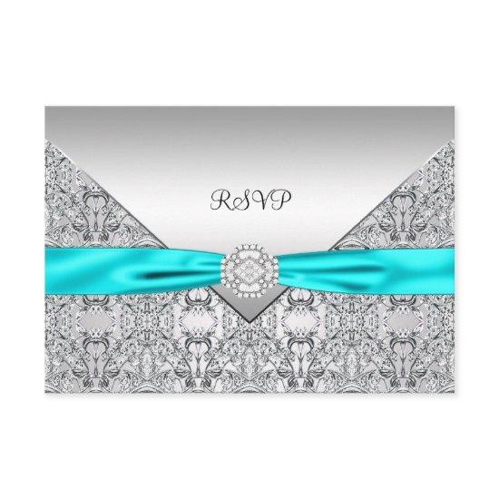 Teal Blue RSVP