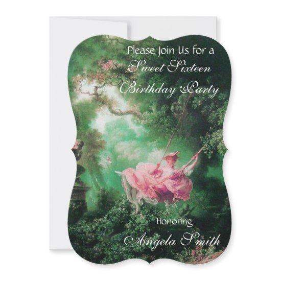 THE SWING  ,SWEET 16 PARTY Fuchsia