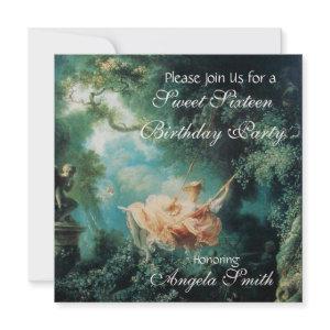 THE SWING  ,SWEET SIXTEEN PARTY Gold Metallic