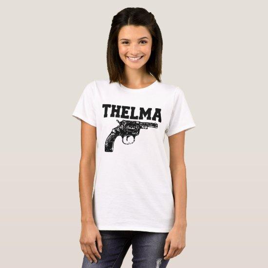 Thelma and Louise GUN image Set of Unisex Grey tri T-Shirt